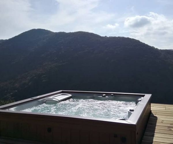 Sundance Hot Tub Installation Mountain View Jackson Hole